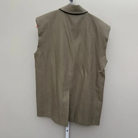 Gestuz Green Sleeveless Blazer Vest size EU 34 - Picture 2 of 5